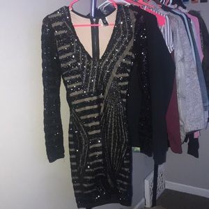 Windsor black sparkly dress